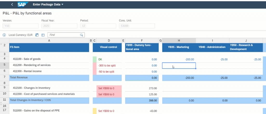 Formatierungen in GDRC